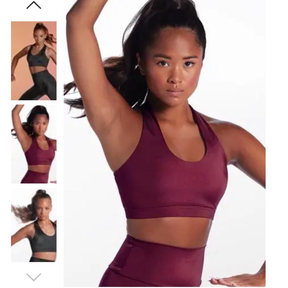 Balera Girls’ Maroon Sports Bra 7-8